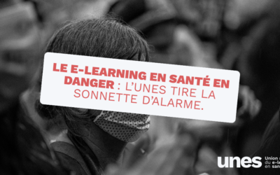 E-learning en santé en danger : l’UNES tire la sonnette d’alarme.